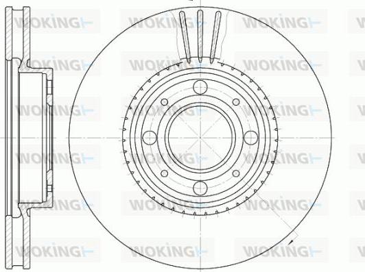 Woking D6303.10 - Kočioni disk www.molydon.hr