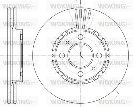 Woking D6302.10 - Kočioni disk www.molydon.hr