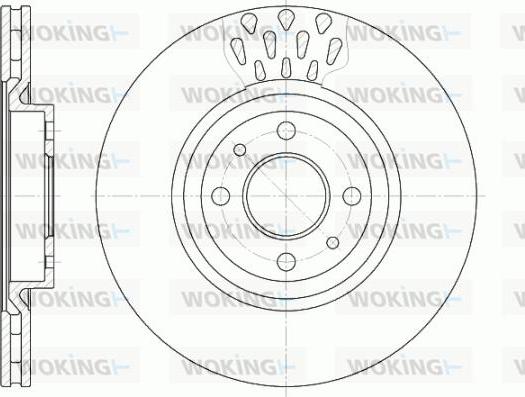 Woking D6315.10 - Kočioni disk www.molydon.hr