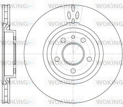 Woking D6315.11 - Kočioni disk www.molydon.hr