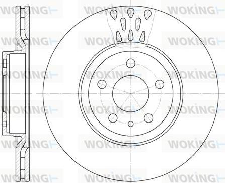 Woking D6316.10 - Kočioni disk www.molydon.hr