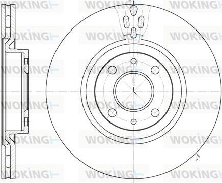 Woking D6316.11 - Kočioni disk www.molydon.hr