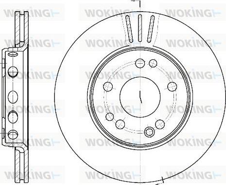 Woking D6318.10 - Kočioni disk www.molydon.hr