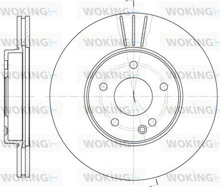 Woking D6313.10 - Kočioni disk www.molydon.hr