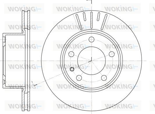 Woking D6317.10 - Kočioni disk www.molydon.hr