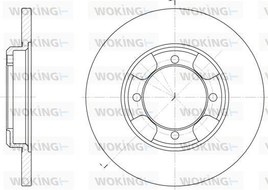 Woking D6388.00 - Kočioni disk www.molydon.hr