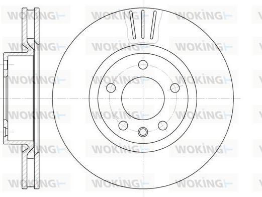 Woking D6339.10 - Kočioni disk www.molydon.hr