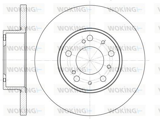 Woking D6334.00 - Kočioni disk www.molydon.hr