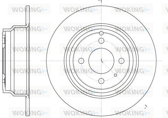 Woking D6335.00 - Kočioni disk www.molydon.hr