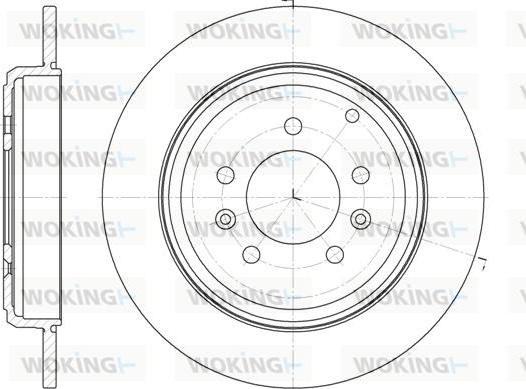 Woking D6330.00 - Kočioni disk www.molydon.hr