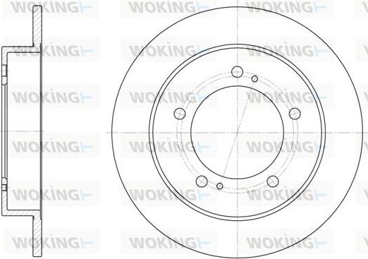 Woking D6331.00 - Kočioni disk www.molydon.hr