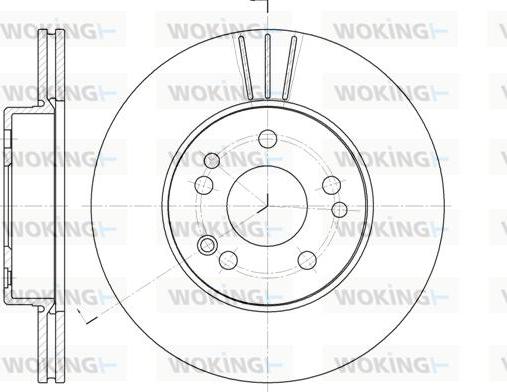 Woking D6338.10 - Kočioni disk www.molydon.hr