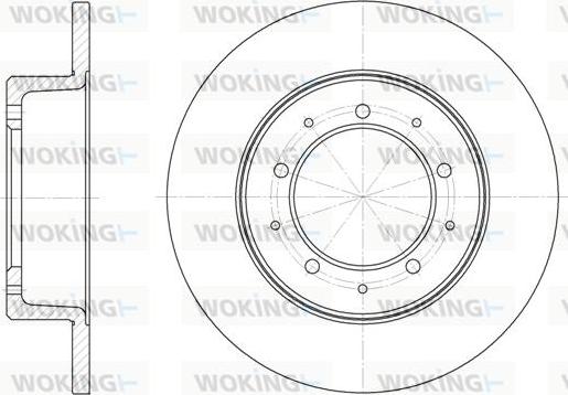 Woking D6333.00 - Kočioni disk www.molydon.hr