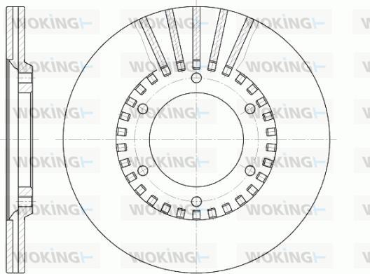 Woking D6337.10 - Kočioni disk www.molydon.hr