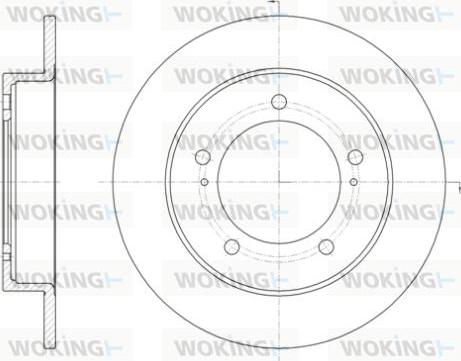 Woking D6329.00 - Kočioni disk www.molydon.hr