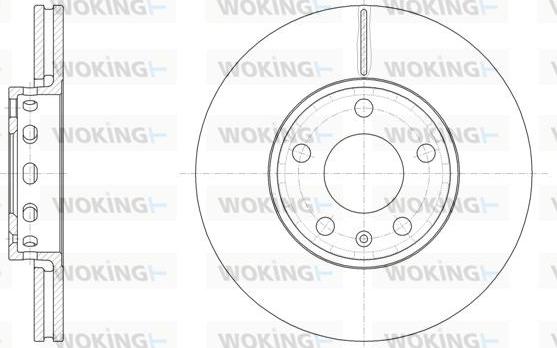 Woking D6328.10 - Kočioni disk www.molydon.hr