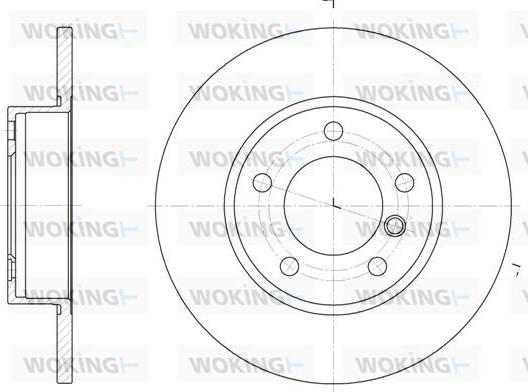 Woking D6323.00 - Kočioni disk www.molydon.hr