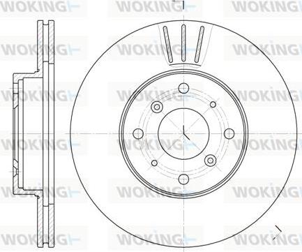 Woking D6322.10 - Kočioni disk www.molydon.hr