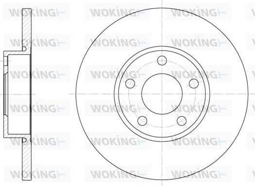 Woking D6327.00 - Kočioni disk www.molydon.hr