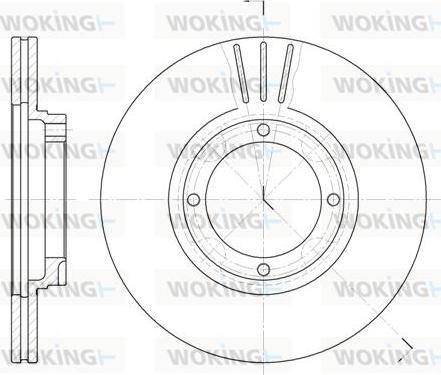 Woking D6374.10 - Kočioni disk www.molydon.hr