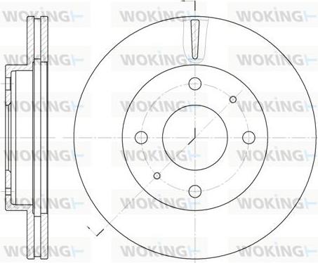 Woking D6376.10 - Kočioni disk www.molydon.hr