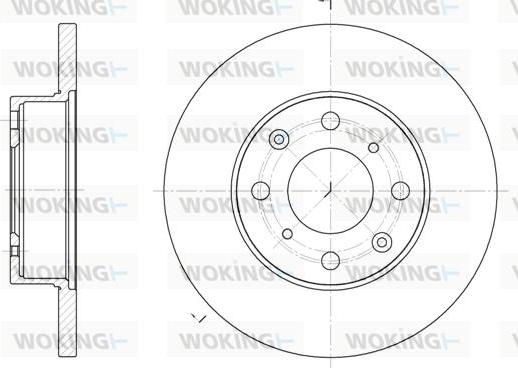 Woking D6370.00 - Kočioni disk www.molydon.hr