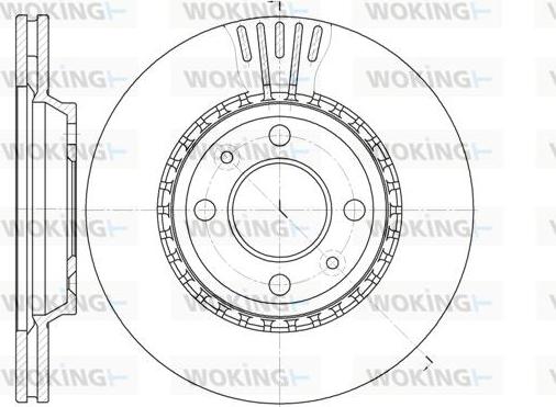 Woking D6299.10 - Kočioni disk www.molydon.hr