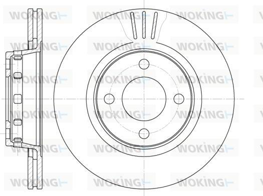 Woking D6295.10 - Kočioni disk www.molydon.hr