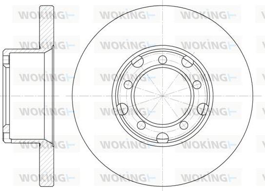 Woking D6296.00 - Kočioni disk www.molydon.hr