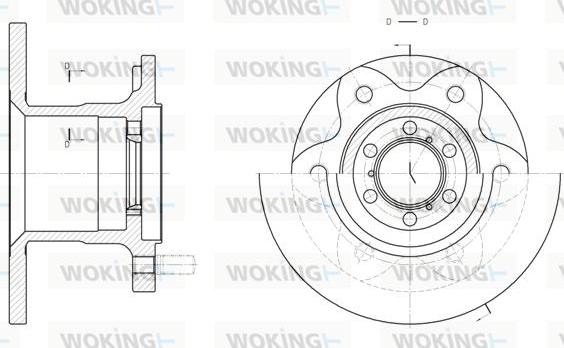 Woking D6290.00 - Kočioni disk www.molydon.hr