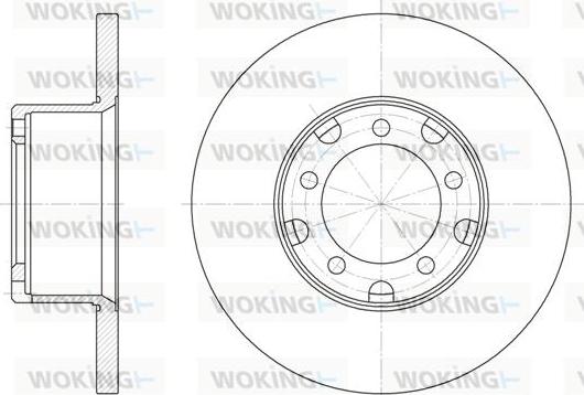 Woking D6291.00 - Kočioni disk www.molydon.hr