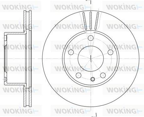 Woking D6298.10 - Kočioni disk www.molydon.hr