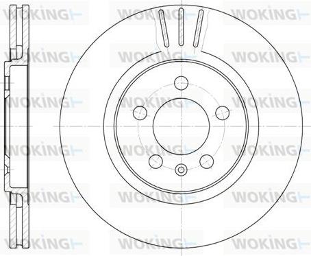 Woking D6293.10 - Kočioni disk www.molydon.hr