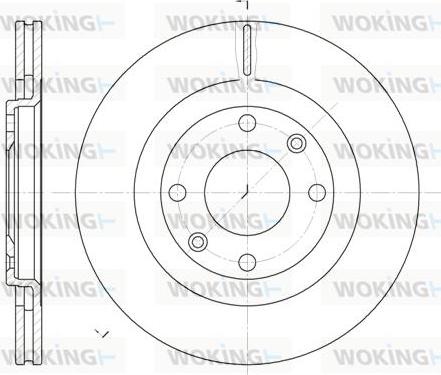 Woking D6240.10 - Kočioni disk www.molydon.hr