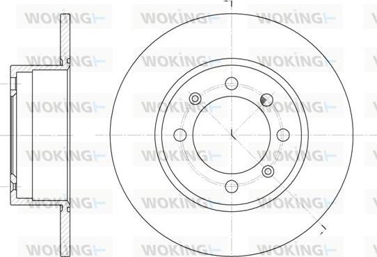 Woking D6248.00 - Kočioni disk www.molydon.hr