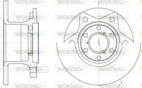 Woking D6242.00 - Kočioni disk www.molydon.hr