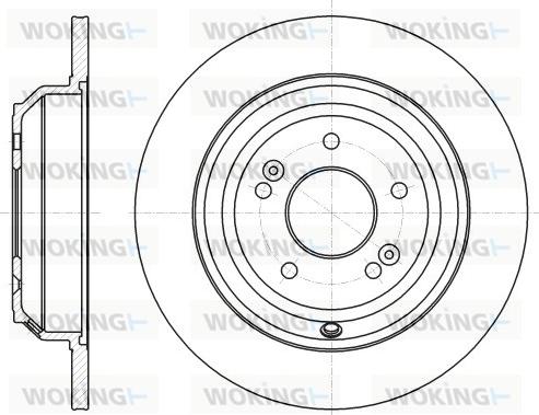 Woking D62542.00 - Kočioni disk www.molydon.hr