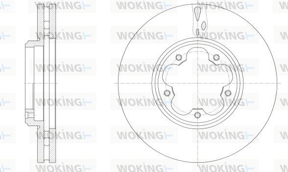 Woking D62547.10 - Kočioni disk www.molydon.hr