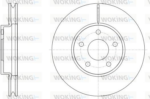 Woking D62533.10 - Kočioni disk www.molydon.hr