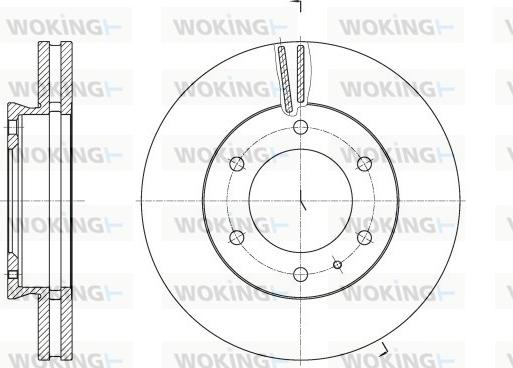 Woking D62526.10 - Kočioni disk www.molydon.hr