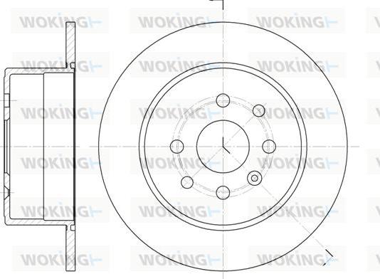 Woking D6252.00 - Kočioni disk www.molydon.hr