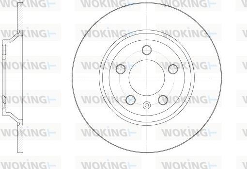 Woking D62521.00 - Kočioni disk www.molydon.hr