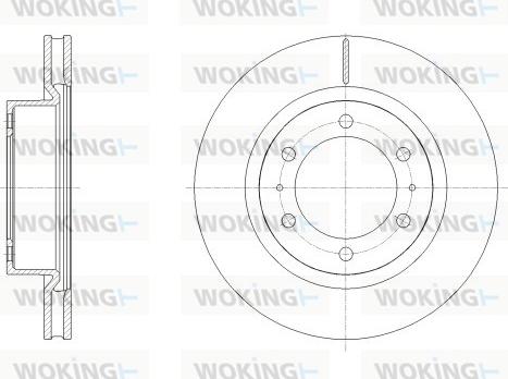 Woking D62527.10 - Kočioni disk www.molydon.hr