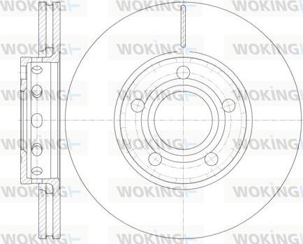 Woking D6268.10 - Kočioni disk www.molydon.hr