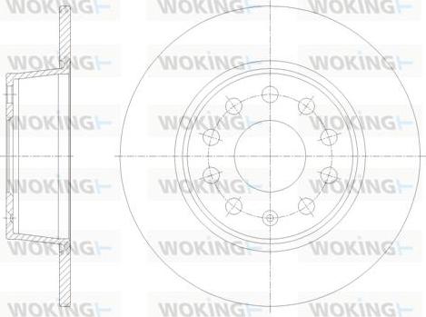 Woking D62098.00 - Kočioni disk www.molydon.hr