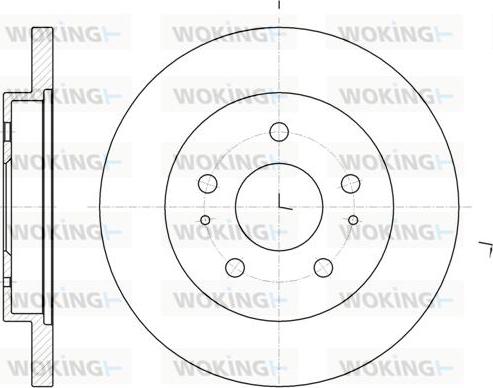 Woking D62048.00 - Kočioni disk www.molydon.hr