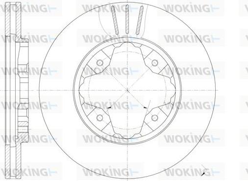 Woking D6205.10 - Kočioni disk www.molydon.hr