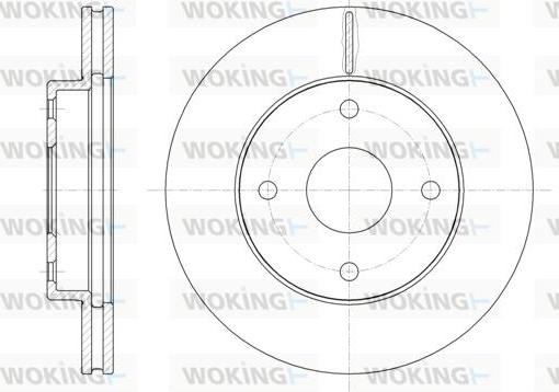 Woking D62065.10 - Kočioni disk www.molydon.hr