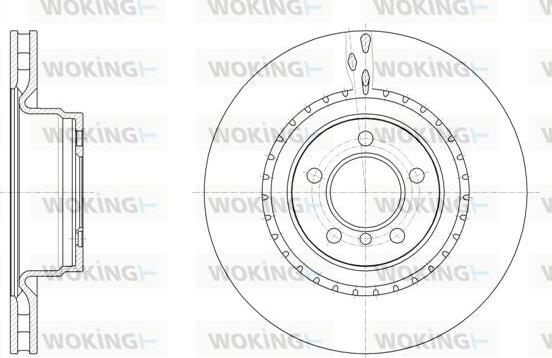 Woking D62063.10 - Kočioni disk www.molydon.hr