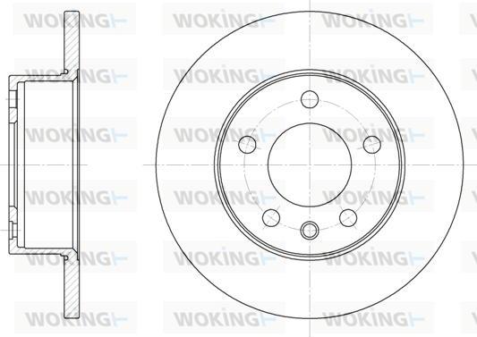 Woking D6201.00 - Kočioni disk www.molydon.hr